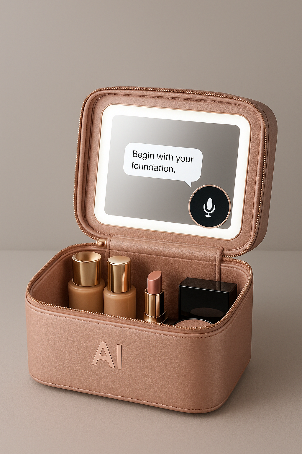 GlamChicAI LED Mirror Bag – Pre-Order